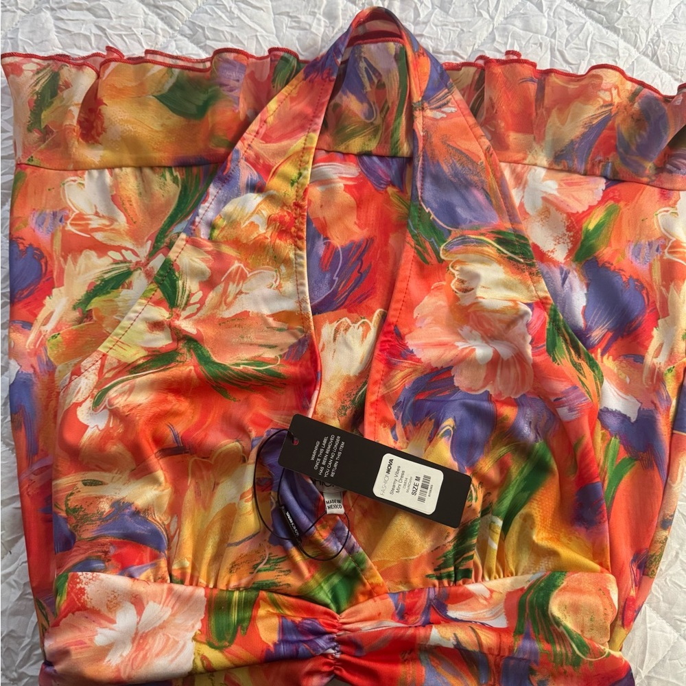 Floral Halter Dress